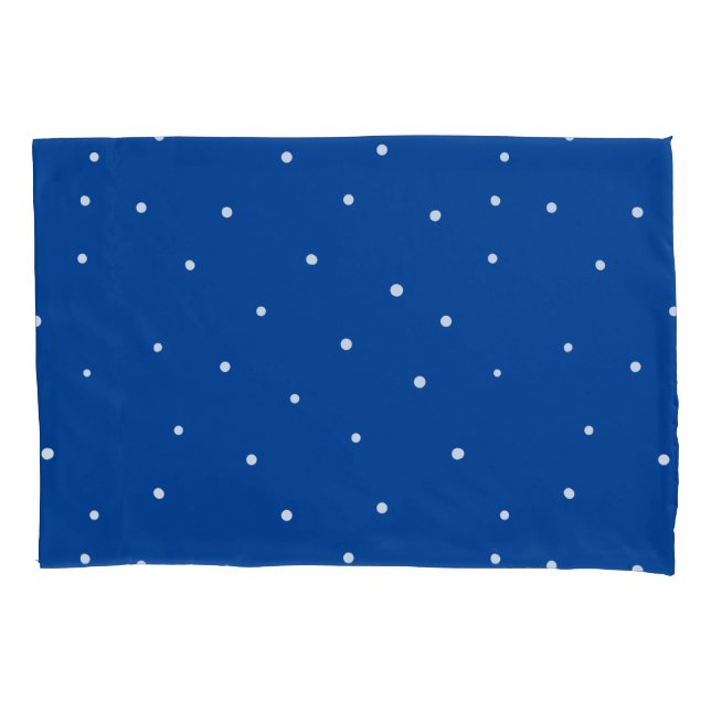 Cute white polka dots pillowcase (Front)