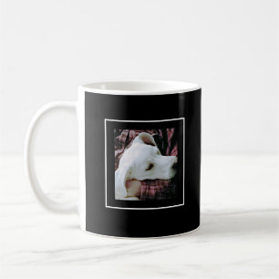 Cute White Puppy Dog Father's Day Biggest Hearts M Coffee Mug