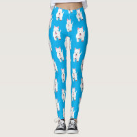 Cute white west highland terrier cartoon