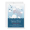 Cute White Whales Hearts Stylish Baby Shower