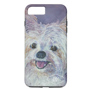 CUTE WHITE YORKIE MIX Case-Mate iPhone CASE