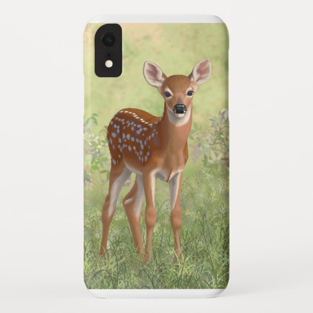 Cute Whitetail Fawn Case-Mate iPhone Case (Back)