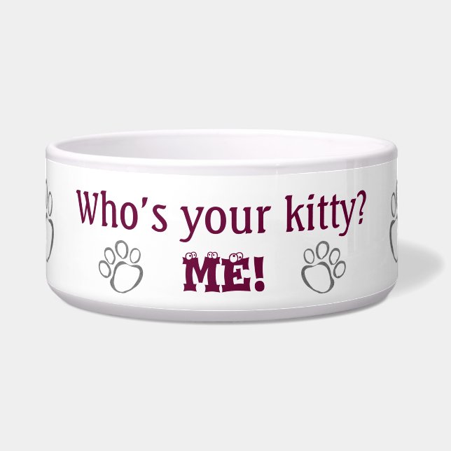 Cute Who's Your Kitty Cat (Front)