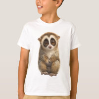 Cute Wide Eyed Slow Loris Primate Kids