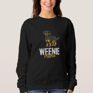 & Cute Wiener Dog Saying Dackel & Dachshund Mom 1 Sweatshirt