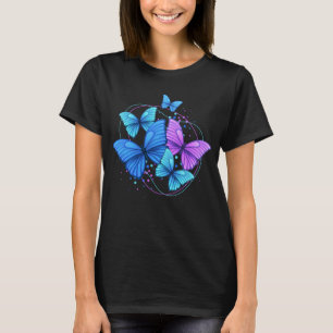 Cute Wild And Sparky Colourful Butterflies  T-Shirt