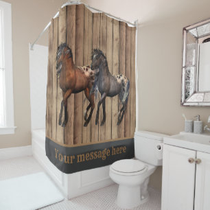 Cute wild horses Country add message