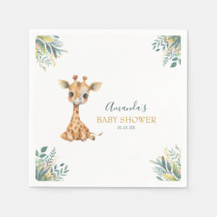 Cute Wild Jungle Animals  Napkin