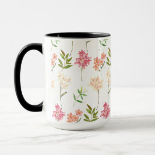Cute Wildflowers Pink and Yellow Mug