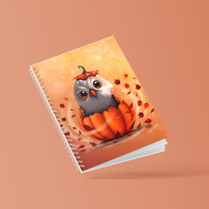 Cute Wildlife Of An Owl's : Autumn's forest Notebook