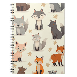 Cute Wildlife Wonders Notebook