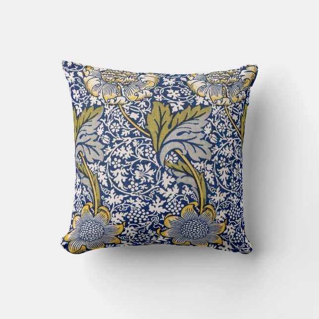 Cute William Morris Oreiller Floral (Recto)
