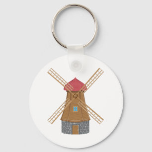 Cute Windmill Keychain