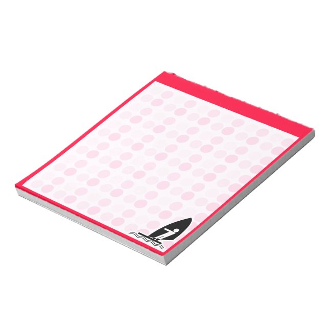 Cute Windsurfing Notepad (Rotated)