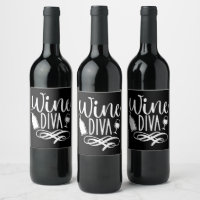 Cute Wine Diva Funny  