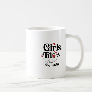 Cute Wine Girls Trip Slovakia Travel Vacation Coffee Mug