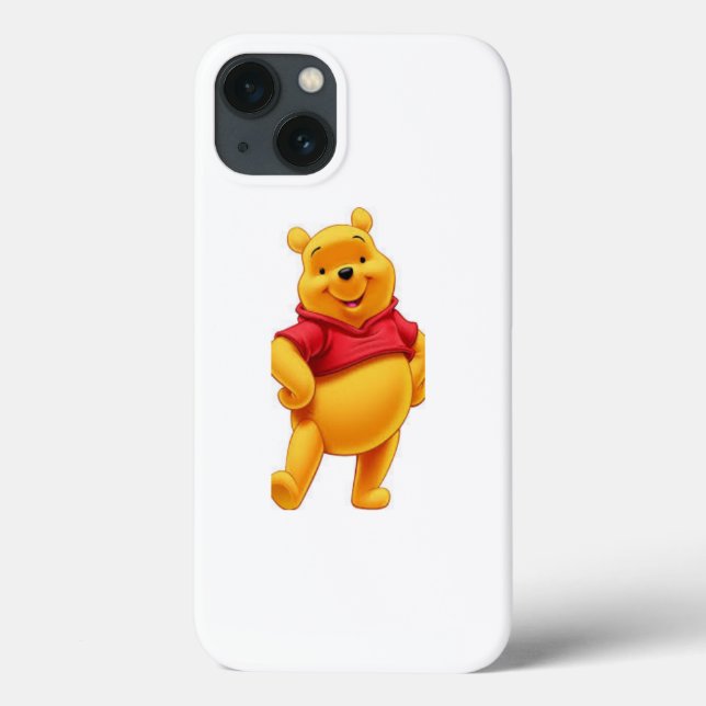 Cute Winnie the pooh iphone case  (Back)