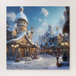 Cute Winter City Jigsaw Puzzle
