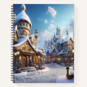 Cute Winter City Notebook