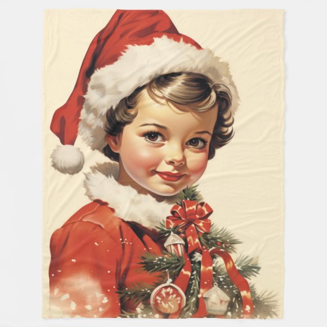 Cute Winter Classic Christmas Blanket  (Front)