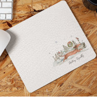 Cute Winter Dachshund Dog | Monogram