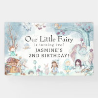 Cute Winter Forest Fairy Christmas Girls Birthday