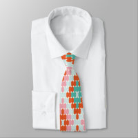 Cute Winter Geometric Diamond Pattern Teal Pink 