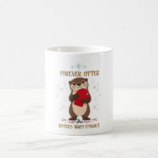 Cute Winter Otter Coffee Mug