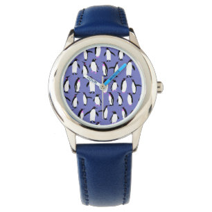Cute winter penguin pattern watch