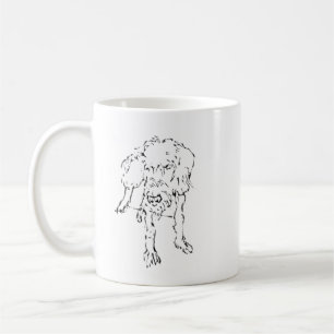 Cute Wire Haired Dachshund Puppy Dog Coffee Mug