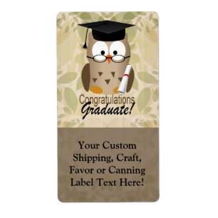 Cute Wise Owl Graduate