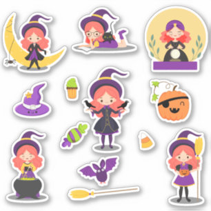 Cute witch Halloween