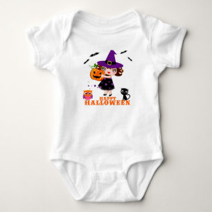 cute witch halloween  Baby Girl  Bodysuits & One