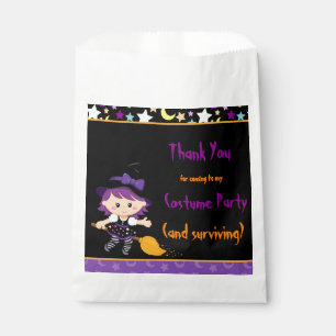 Cute Witch Halloween Costume Party Favour Bag