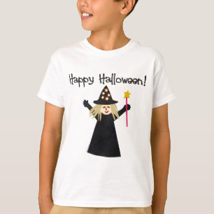 Cute Witch Happy Halloween T-Shirt