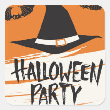 Cute Witch Hat Halloween Party