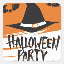 Cute Witch Hat Halloween Party