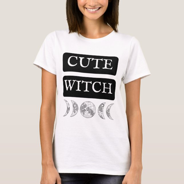 cute witch T-Shirt (Front)