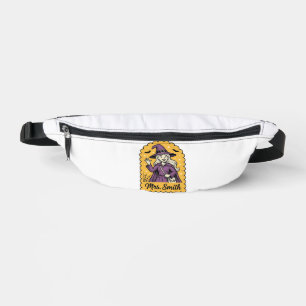 Cute Witch Teacher Mrs Smith Vintage Halloween Des Fanny Pack