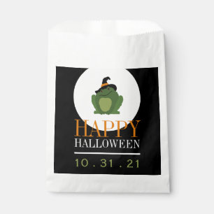 Cute Witch Toad, Halloween Favour Bag
