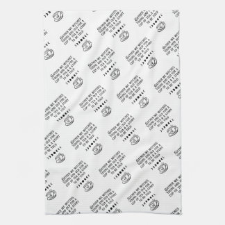Cute Witch White Tea Gathering Kitchen Towel