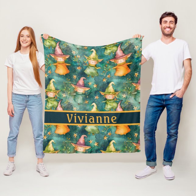 Cute Witches Tosca Fleece Blanket (In Situ)