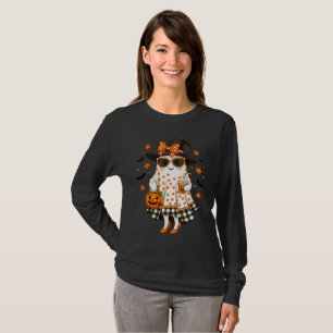 Cute Witchy Ghost Women’s Halloween T-Shirt 