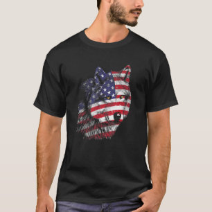 Cute Wolf Art For Men Women Wolf Predator Animal L T-Shirt