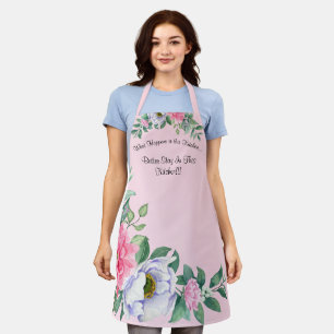 Cute Women's Medium All Over Print Apron
