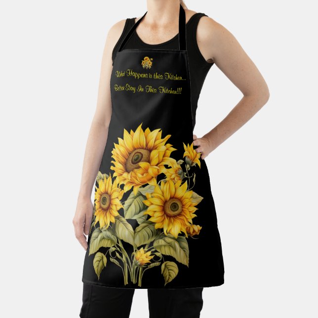 Cute Women's Medium All Over Print Apron (Insitu)