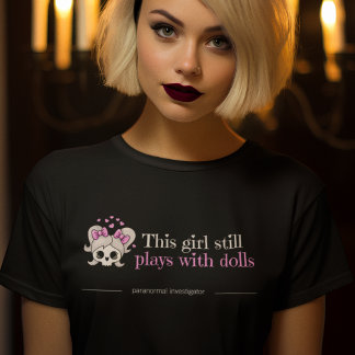 Cute Womens Paranormal Investigator Ghost Hunting T-Shirt