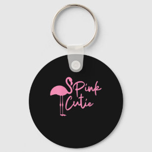 Cute Womens Pink Flamingo   Pink Cute   Flamingo Keychain