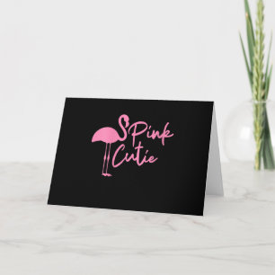 Cute Womens Pink Flamingo   Pink Cute   Flamingo Thank You Card
