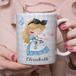 Cute Wonderland Birthday Coffee Mug<br><div class="desc">Little Mermaid Watercolor Coffee Mug. To personalize,  type the text in place of the sample in the edit field above at right. You can also change the typeface and font colour and size if you wish.</div>